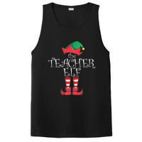 Teacher Elf Matching Family Christmas Pajama Teacher Elf PosiCharge Competitor Tank