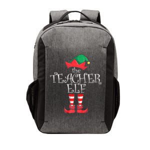 Teacher Elf Matching Family Christmas Pajama Teacher Elf Vector Backpack