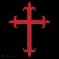 Templar Cross Drawstring Bag