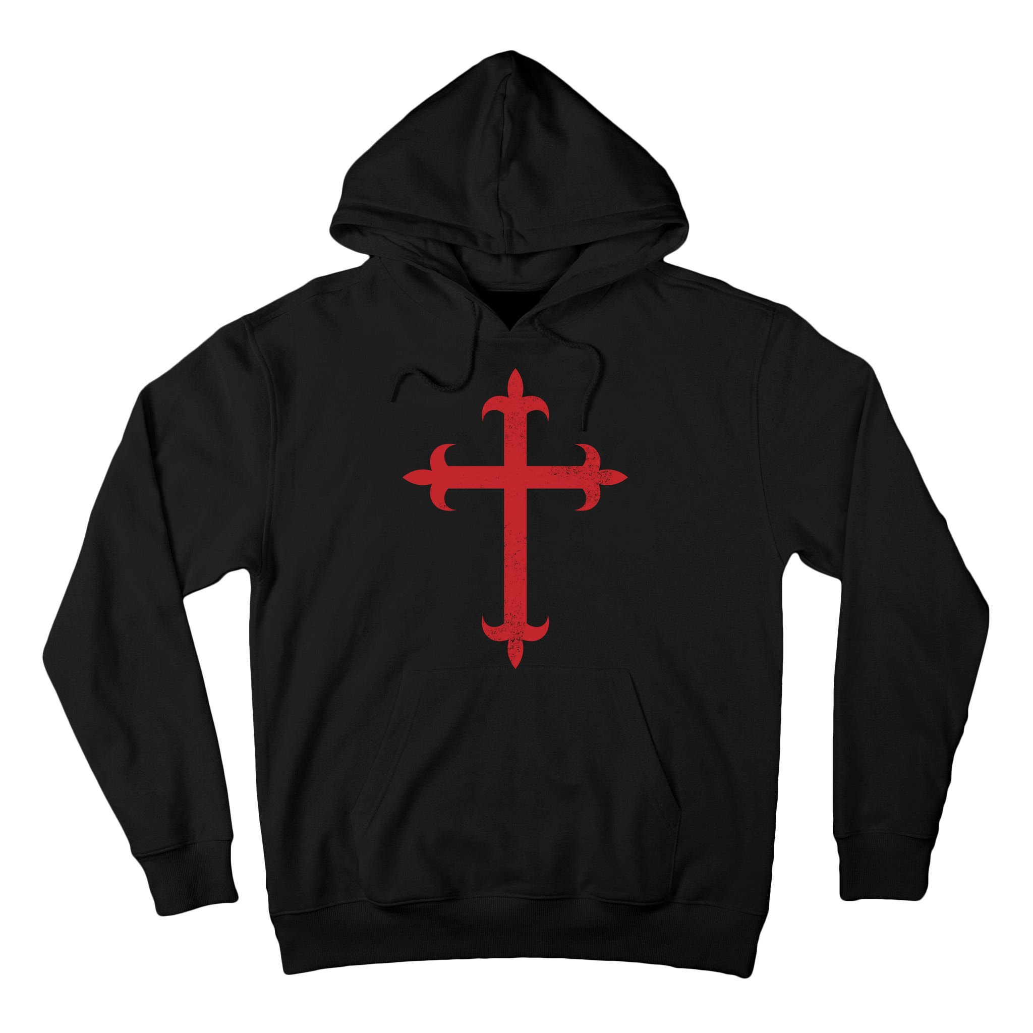 Templar Cross Tall Hoodie