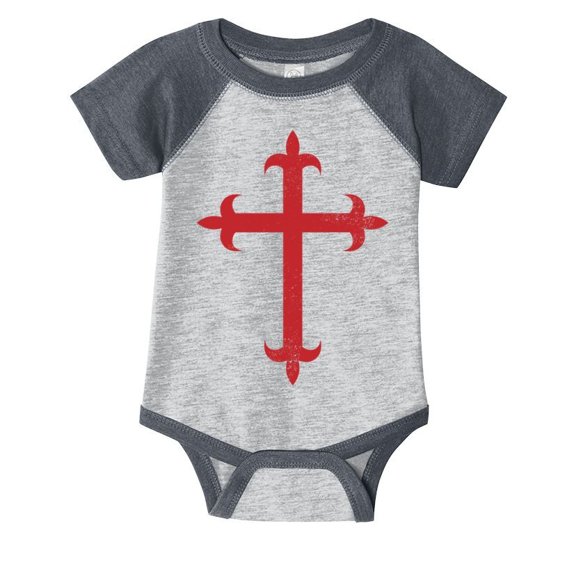Templar Cross Infant Baby Jersey Bodysuit
