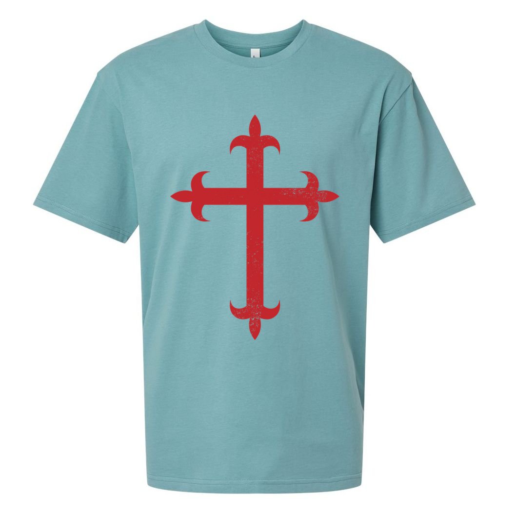 Templar Cross Sueded Cloud Jersey T-Shirt