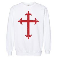 Templar Cross Garment-Dyed Sweatshirt