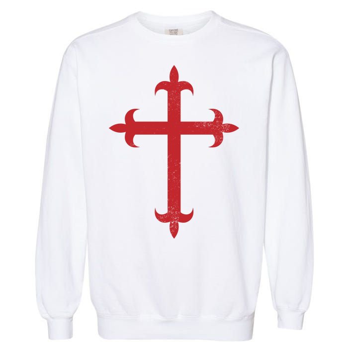 Templar Cross Garment-Dyed Sweatshirt