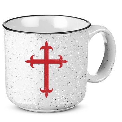 Templar Cross 15oz Campfire Ceramic Mug