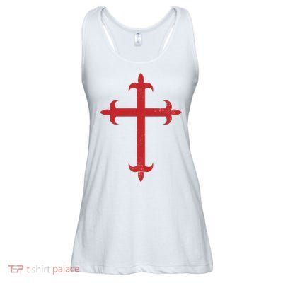 Templar Cross Ladies Essential Flowy Tank