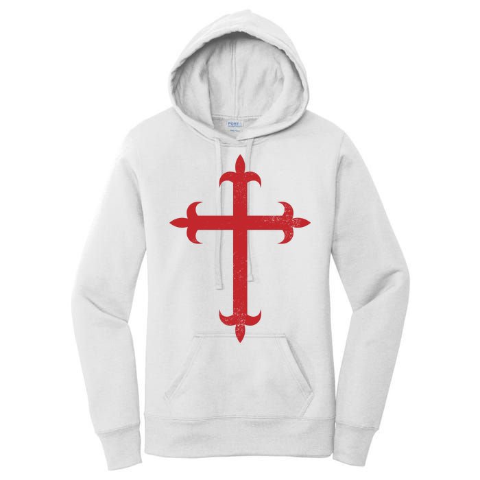 Templar Cross Women's Pullover Hoodie