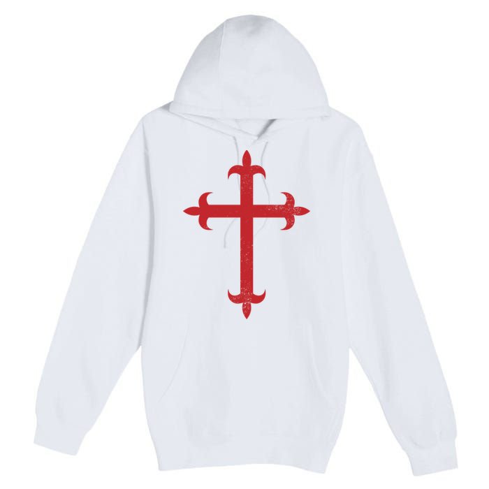 Templar Cross Premium Pullover Hoodie