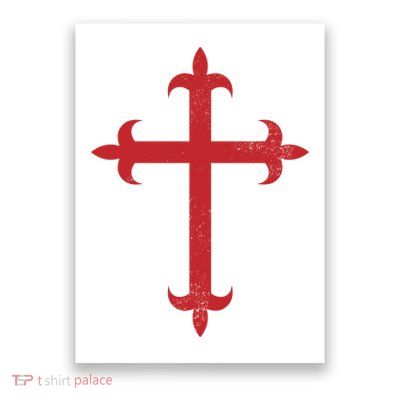 Templar Cross Poster