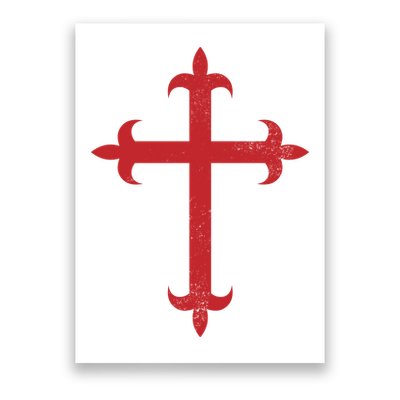 Templar Cross Poster