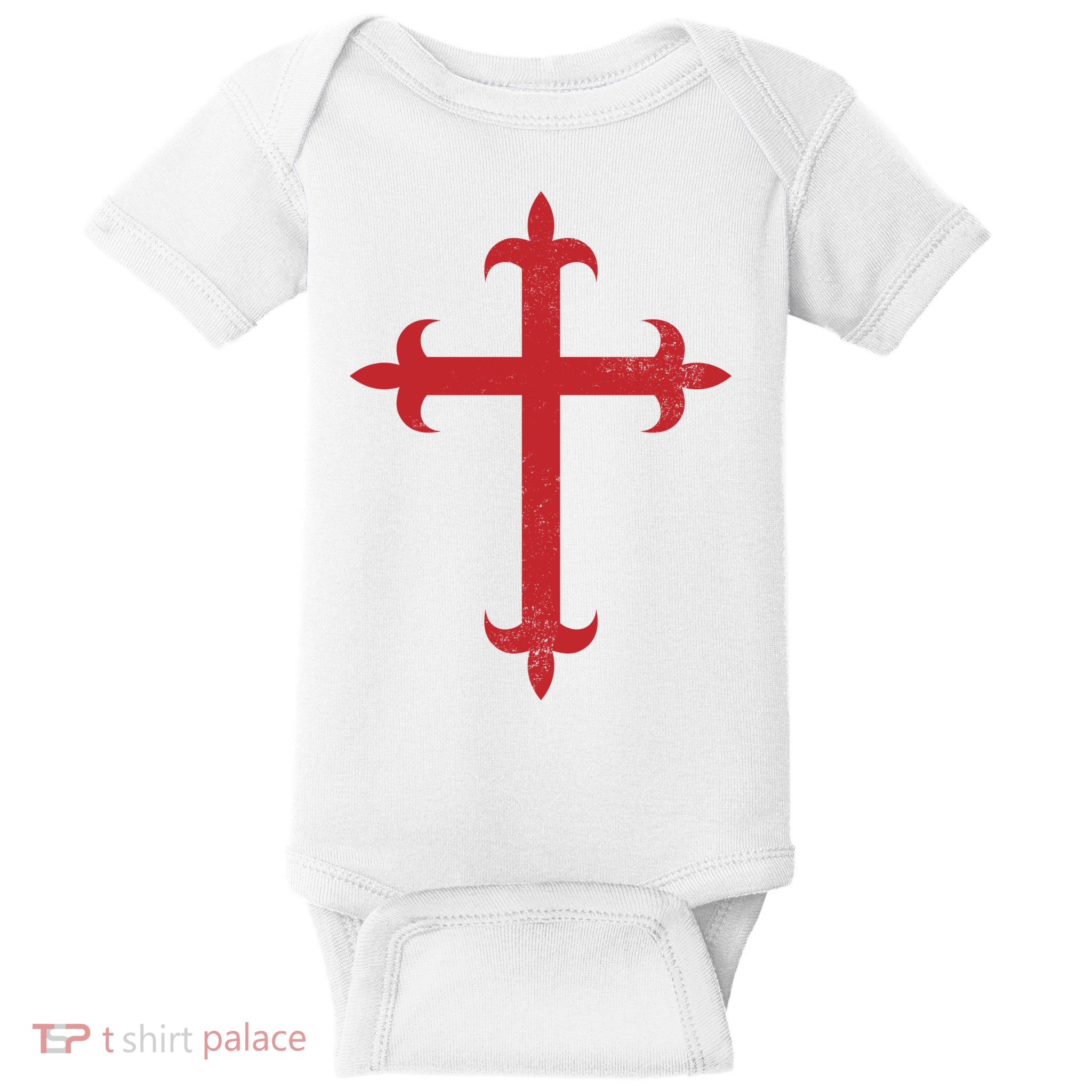 Templar Cross Baby Bodysuit