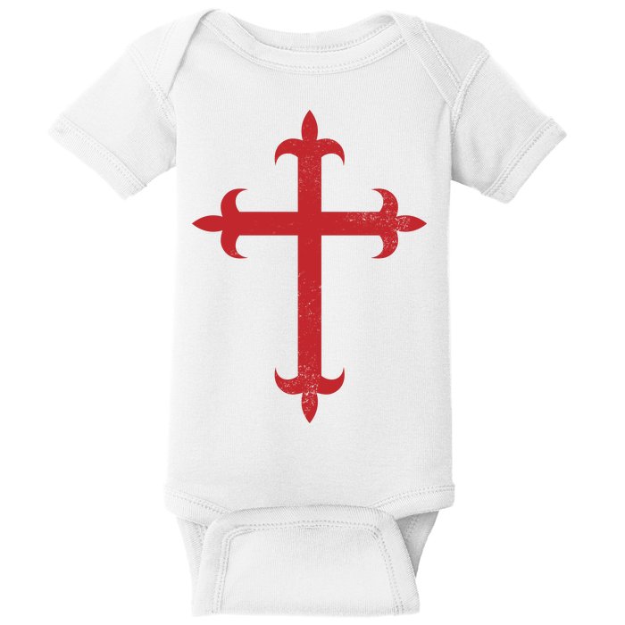 Templar Cross Baby Bodysuit