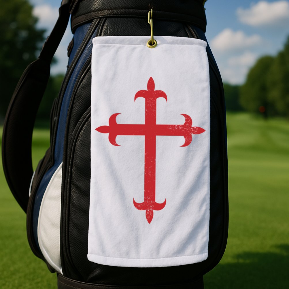 Templar Cross Golf Towel