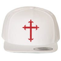 Templar Cross Wool Snapback Cap