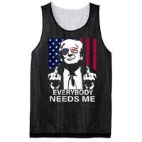 Trump Everybody Needs Me Mesh Reversible Basketball Jersey Tank