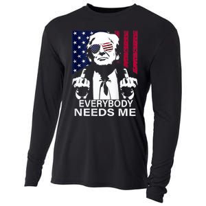 Trump Everybody Needs Me Cooling Performance Long Sleeve Crew