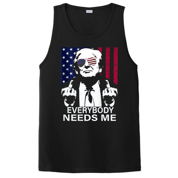 Trump Everybody Needs Me PosiCharge Competitor Tank