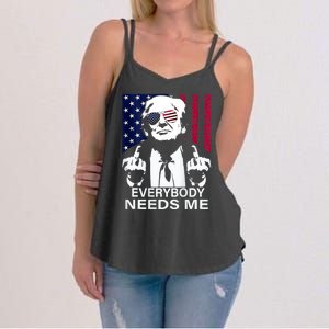 Trump Everybody Needs Me Women's Strappy Tank