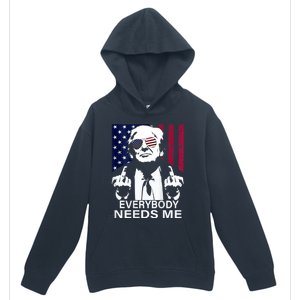 Trump Everybody Needs Me Urban Pullover Hoodie