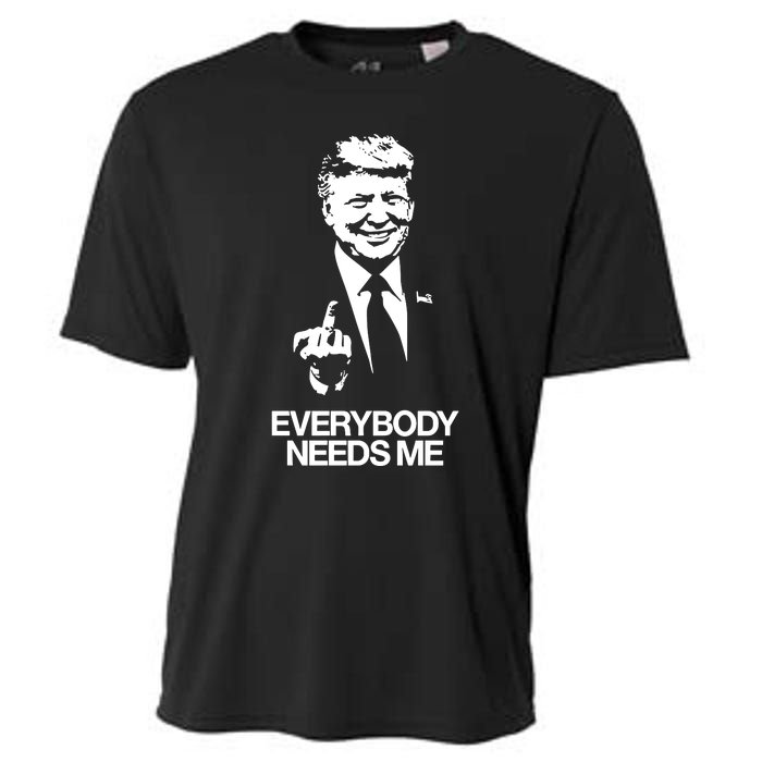 Trump Everybody Needs Me Cooling Performance Crew T-Shirt