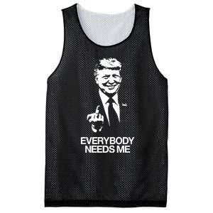 Trump Everybody Needs Me Mesh Reversible Basketball Jersey Tank