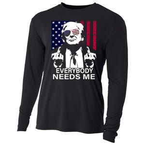 Trump Everybody Needs Me Cooling Performance Long Sleeve Crew