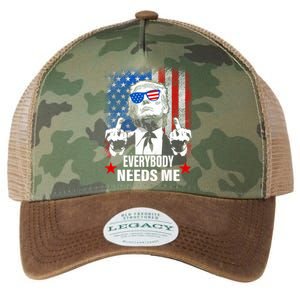 Trump Everybody Needs Me Legacy Tie Dye Trucker Hat