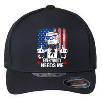 Trump Everybody Needs Me Flexfit Unipanel Trucker Cap