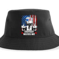 Trump Everybody Needs Me Sustainable Bucket Hat