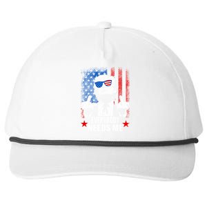 Trump Everybody Needs Me Snapback Five-Panel Rope Hat