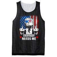 Trump Everybody Needs Me Mesh Reversible Basketball Jersey Tank