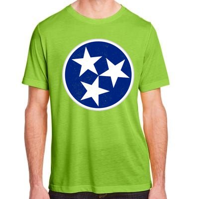 Tennessee Flag Vintage Distressed Adult ChromaSoft Performance T-Shirt