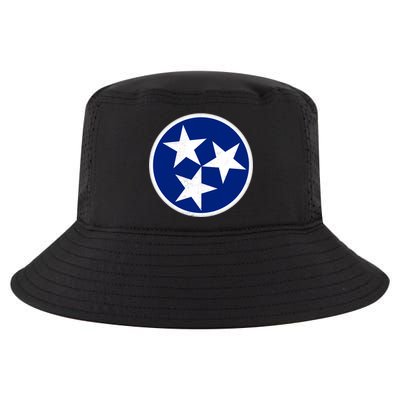 Tennessee Flag Vintage Distressed Cool Comfort Performance Bucket Hat