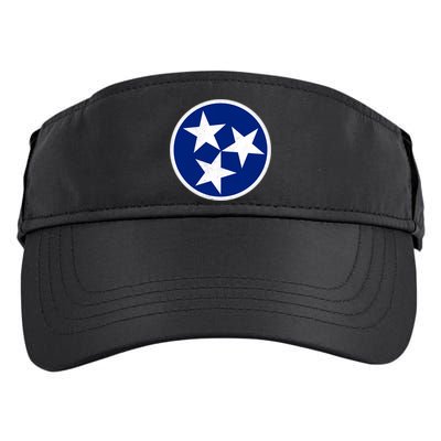 Tennessee Flag Vintage Distressed Adult Drive Performance Visor