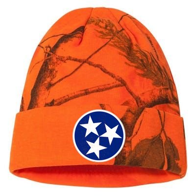 Tennessee Flag Vintage Distressed Kati Licensed 12" Camo Beanie