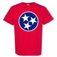 Tennessee Flag Vintage Distressed Garment-Dyed Heavyweight T-Shirt