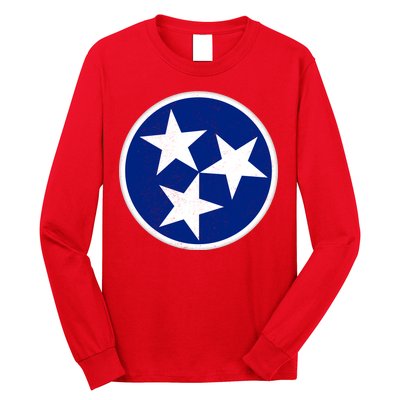 Tennessee Flag Vintage Distressed Long Sleeve Shirt