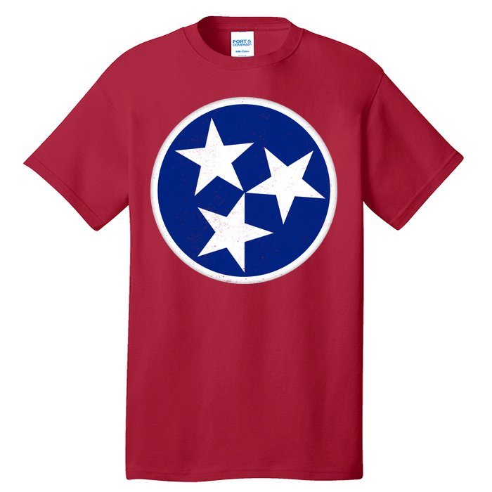 Tennessee Flag Vintage Distressed Tall T-Shirt