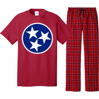 Tennessee Flag Vintage Distressed Pajama Set