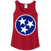 Tennessee Flag Vintage Distressed Ladies Essential Tank