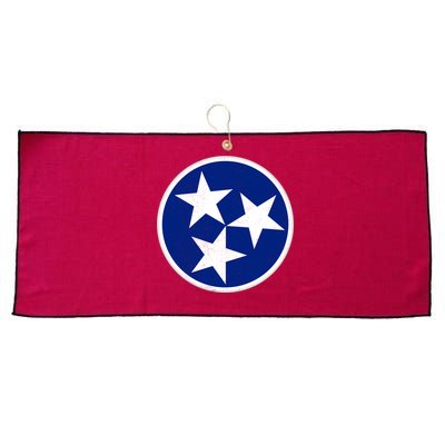 Tennessee Flag Vintage Distressed Large Microfiber Waffle Golf Towel