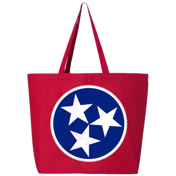 Tennessee Flag Vintage Distressed 25L Jumbo Tote