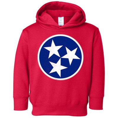 Tennessee Flag Vintage Distressed Toddler Hoodie