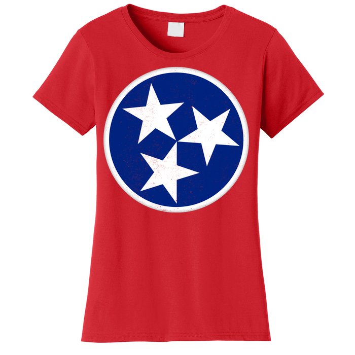 Tennessee Flag Vintage Distressed Women's T-Shirt