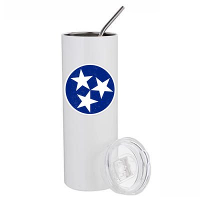 Tennessee Flag Vintage Distressed Stainless Steel Tumbler