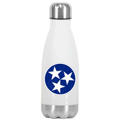 Tennessee Flag Vintage Distressed Stainless Steel Insulated Water Bottle