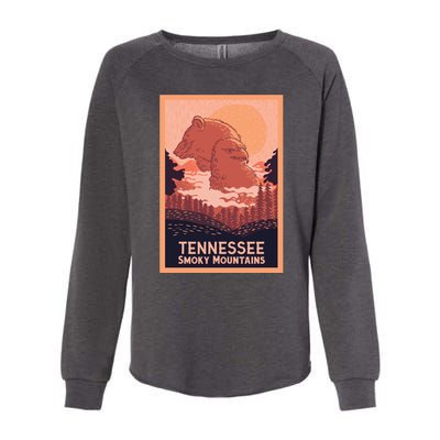 Tennessee Smoky Mountains Womens California Wash Sweatshirt