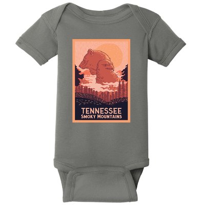 Tennessee Smoky Mountains Baby Bodysuit