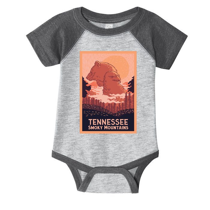 Tennessee Smoky Mountains Infant Baby Jersey Bodysuit