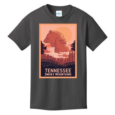 Tennessee Smoky Mountains Kids T-Shirt